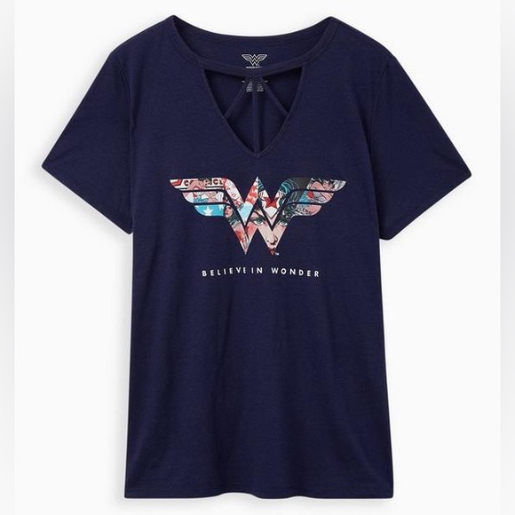 Torrid Strappy Top - Triblend Jersey DC Comics Wonder Woman NWT - Picture 4 of 9